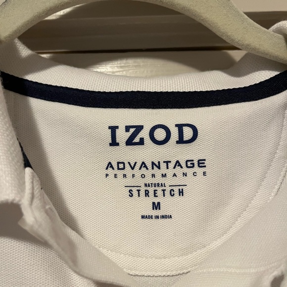 White Izod polo shirt. Size Men’s medium. - Picture 2 of 2